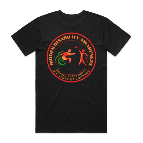 Hidden Disability Awareness Mens Staple T-Shirt by AS Colour 5001 - Image 5