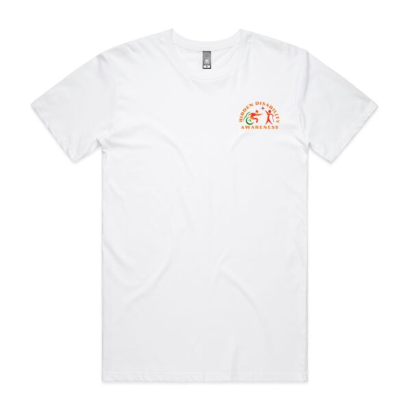 Hidden Disability Awareness Mens Staple T-Shirt by AS Colour 5001 - Image 10