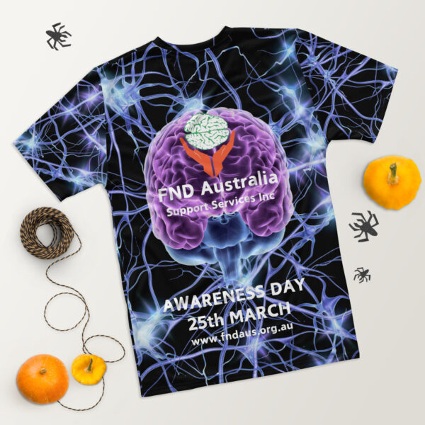 FND Australia Support Services Inc Awareness Day All Over Print Men’s Shirt - Limited Edition Merchandise for FND Awareness Event - Image 3