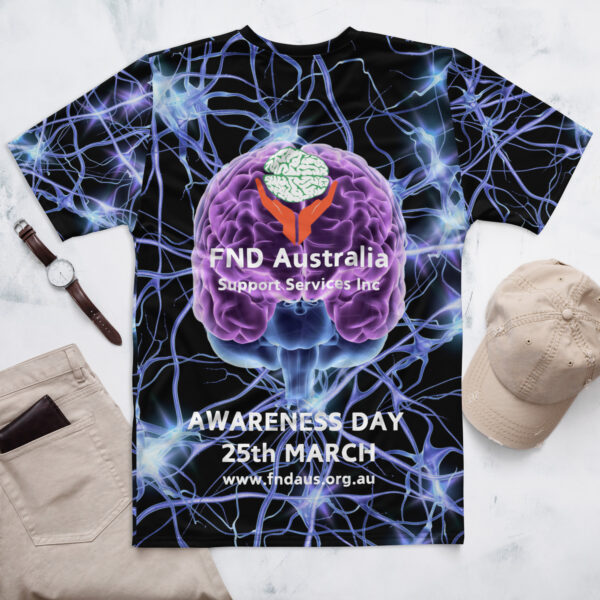 FND Australia Support Services Inc Awareness Day All Over Print Men’s Shirt - Limited Edition Merchandise for FND Awareness Event - Image 4