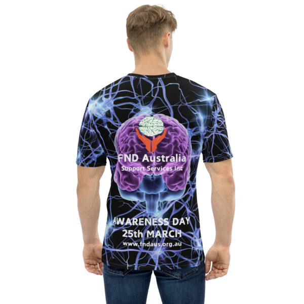 FND Australia Support Services Inc Awareness Day All Over Print Men’s Shirt - Limited Edition Merchandise for FND Awareness Event - Image 6