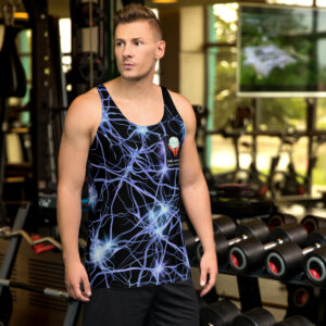 FND Australia Support Services Inc Awareness Day All Over Print Unisex Tank Top - Limited Edition Merchandise for FND Awareness Event