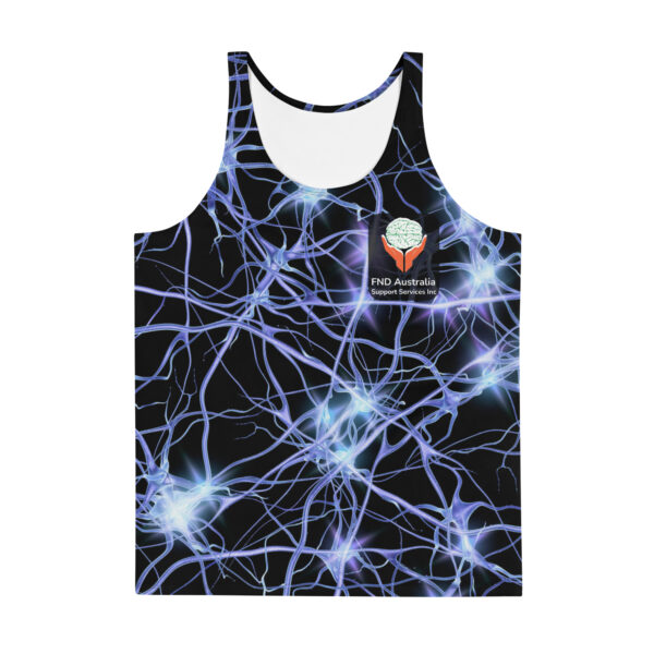 FND Australia Support Services Inc Awareness Day All Over Print Unisex Tank Top - Limited Edition Merchandise for FND Awareness Event - Image 6