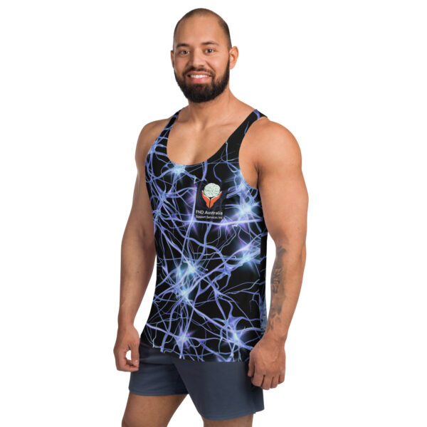 FND Australia Support Services Inc Awareness Day All Over Print Unisex Tank Top - Limited Edition Merchandise for FND Awareness Event - Image 3