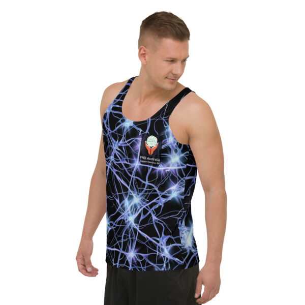 FND Australia Support Services Inc Awareness Day All Over Print Unisex Tank Top - Limited Edition Merchandise for FND Awareness Event - Image 8