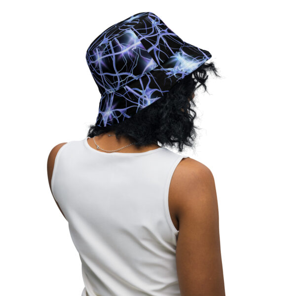 Reversible Bucket Hat for FND Awareness Day Celebration - Eco-Friendly Sun Protection by FND Australia Support Services Inc - Image 4