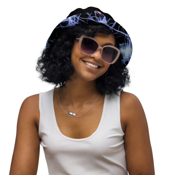 Reversible Bucket Hat for FND Awareness Day Celebration - Eco-Friendly Sun Protection by FND Australia Support Services Inc - Image 3