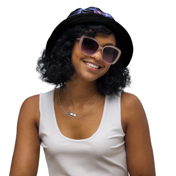 Reversible Bucket Hat for FND Awareness Day Celebration - Eco-Friendly Sun Protection by FND Australia Support Services Inc - Image 9