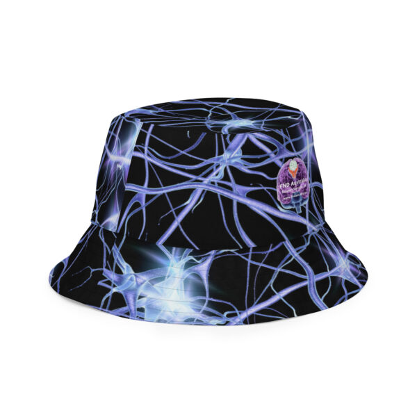 Reversible Bucket Hat for FND Awareness Day Celebration - Eco-Friendly Sun Protection by FND Australia Support Services Inc - Image 12