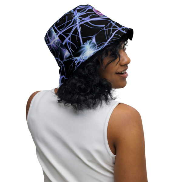 Reversible Bucket Hat for FND Awareness Day Celebration - Eco-Friendly Sun Protection by FND Australia Support Services Inc - Image 7
