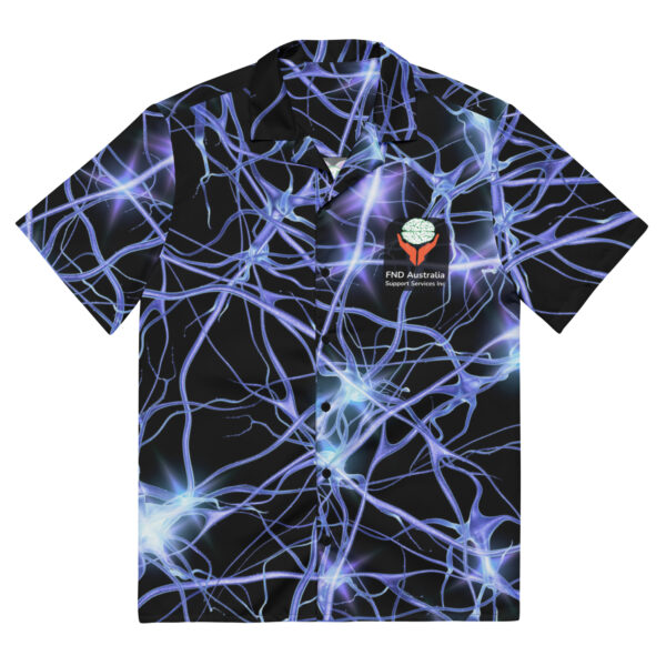 FND Australia Support Services Inc Awareness Day All Over Print Unisex button shirt - Limited Edition Merchandise for FND Awareness Event - Image 9