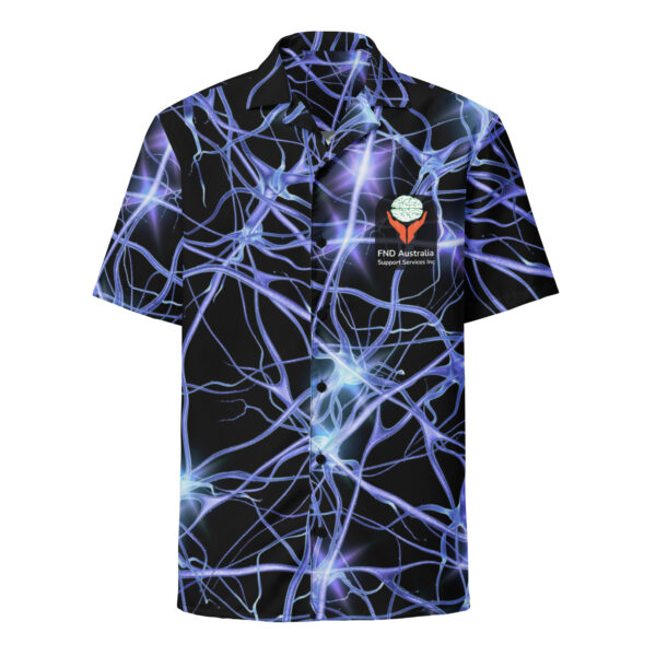 FND Australia Support Services Inc Awareness Day All Over Print Unisex button shirt - Limited Edition Merchandise for FND Awareness Event - Image 10