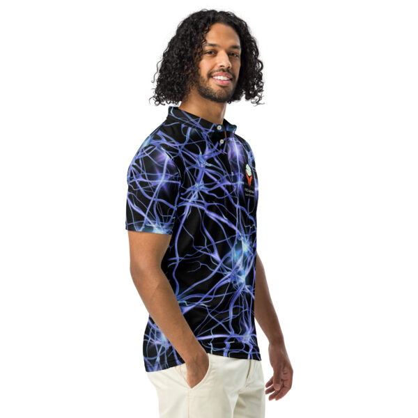 FND Australia Support Services Inc Awareness Day All Over Print Men’s slim fit polo - Limited Edition Merchandise for FND Awareness Event - Image 7