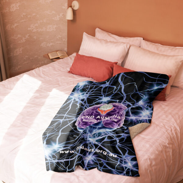 FND Australia Support Services Inc Awareness Day Merchandise Sherpa Blanket Gift for Awareness - Image 2
