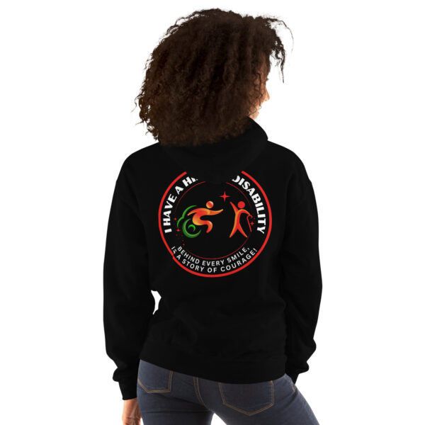 I Have A Hidden Disability Awareness Hoodie - Cozy Unisex Sweatshirt for Supporting Invisible Illness - Image 2