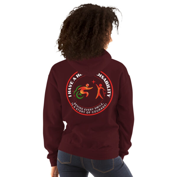 I Have A Hidden Disability Awareness Hoodie - Cozy Unisex Sweatshirt for Supporting Invisible Illness - Image 8
